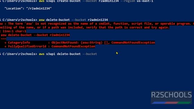 How to create S3 Bucket using aws cli смотреть онлайн
