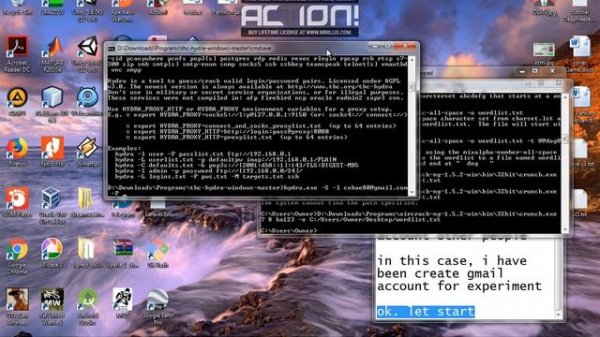 Brute force gmail account password