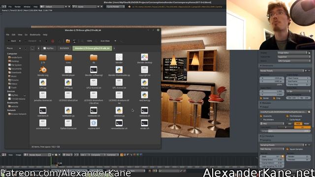 Speed up Blender Renders by using the command line смотреть онлайн
