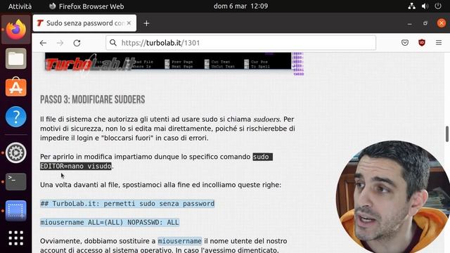 🐧 SUDO SENZA PASSWORD CON LINUX/UBUNTU: rischi e configurazione pratica смотреть онлайн