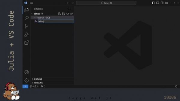 [10x06] How to use Julia in VS Code