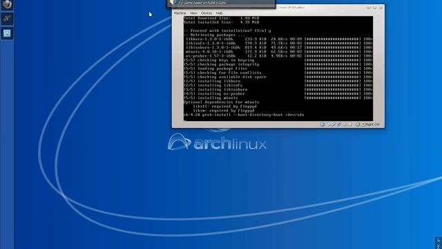 05 archlinux install base system HD смотреть онлайн