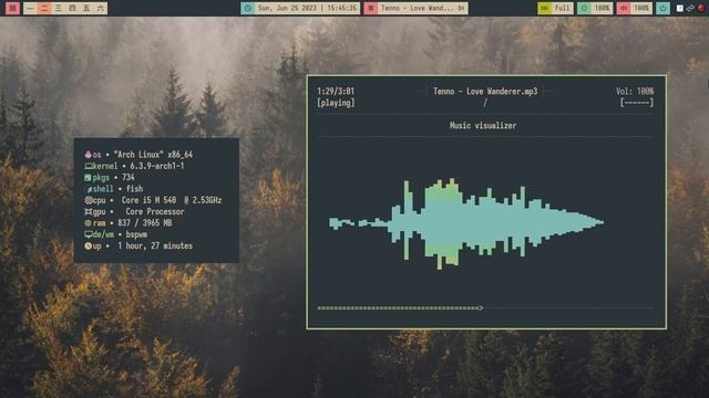 Linux Rice | Everforest - BSPWM смотреть онлайн
