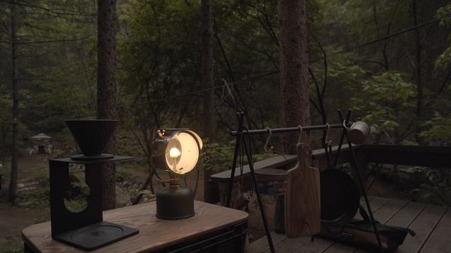 Кемпинг в тихом лесу ㅣ Solo Camping ㅣ Sky Green Camp ㅣ Backcountry Genedu 2P ㅣ Кемпинг смотреть онлайн