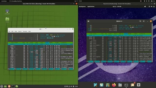 Linux Mint 20.3 vs Pop OS 22.04: RAM Usage смотреть онлайн