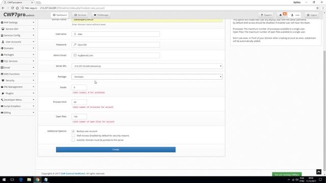 Criando Hospedagem - CentOS Web Panel смотреть онлайн