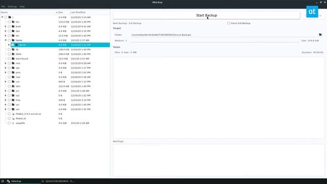 How to quickly back up your Linux home folder using Kbackup смотреть онлайн