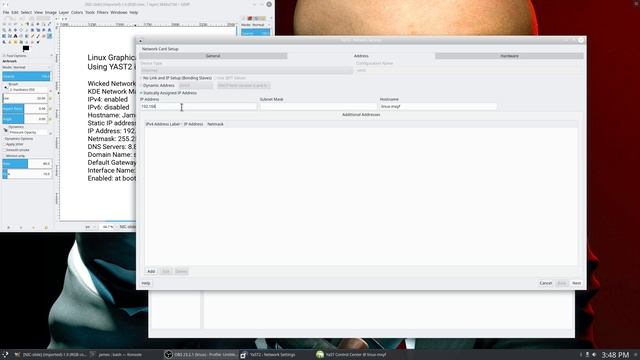 Part One. How to setup Linux networking graphically using YAST2 on openSUSE 15.0 Part One. смотреть онлайн