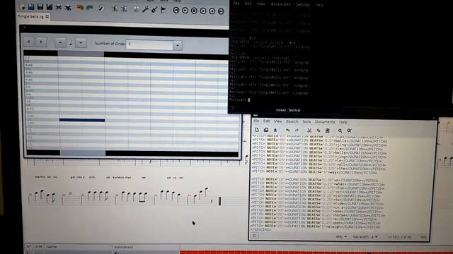Jingle Bells through Festival TTS on Linux смотреть онлайн