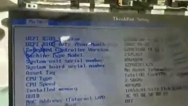 Reset BIOS Lenovo X230