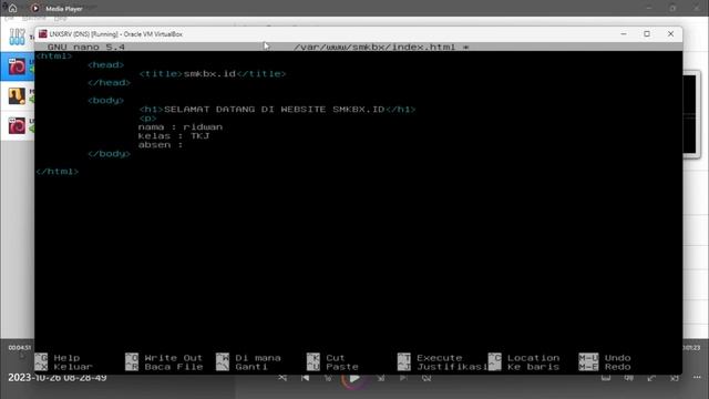 8. KONFIGURASI DEBIAN 11 LNXSRV (WEB SERVER) смотреть онлайн