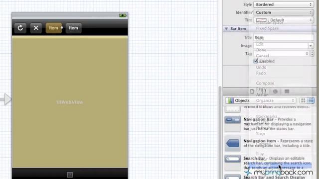 Learn Xcode 4.2 Tutorial iOS iPad iPhone 1.9 Navigation Added to UIWebView смотреть онлайн