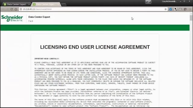 Downloading Client for StruxureWare Data Center Expert | Schneider Electric Support смотреть онлайн