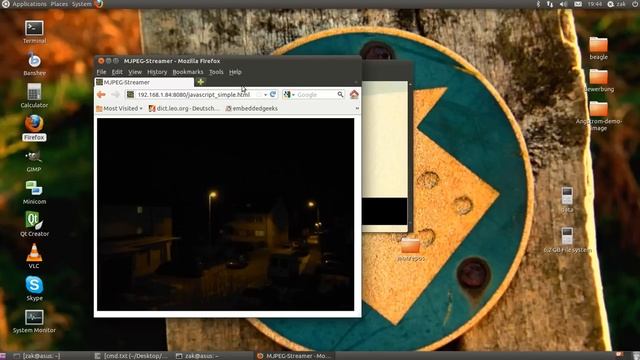 Beagleboard IP Camera night surveillance смотреть онлайн