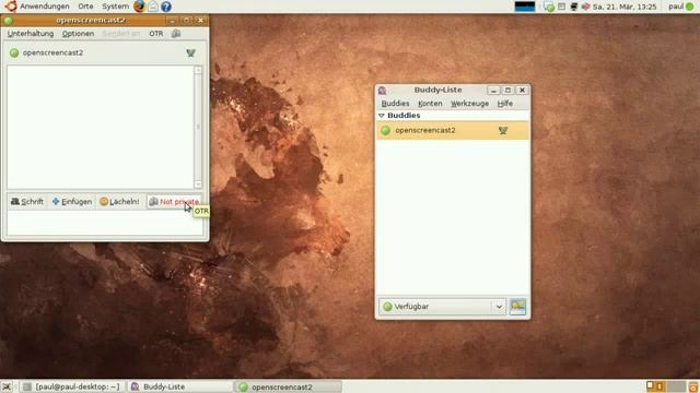 Linux - Pidgin - Nachrichtenverschlüsselung mit OTR смотреть онлайн