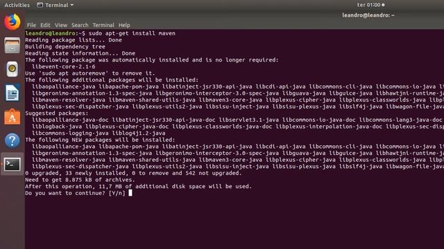 05 Instalando o Maven no Ubuntu смотреть онлайн