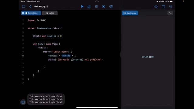 Von Null zur ersten App: Schritt-für-Schritt-Tutorial mit SwiftUI auf dem iPad смотреть онлайн