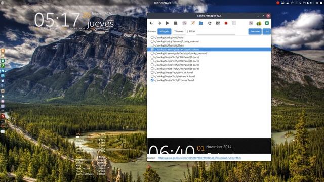 Conky Gui - Como instalar y usar Conky Manager 2 смотреть онлайн