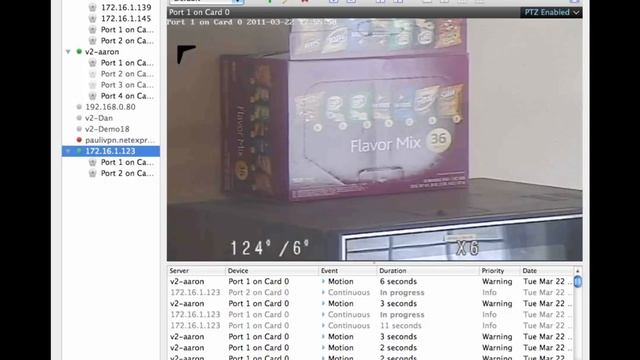 Bluecherry Version 2 Beta 5 Client PTZ control смотреть онлайн