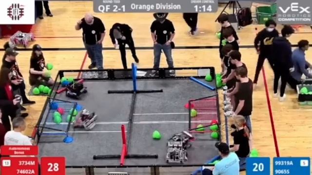 2024 CREATE U.S. Open Robotics Tournament- VRC HS Orange Division: QF 2-1 смотреть онлайн
