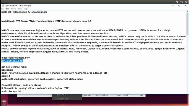 How to install fast HTTP Server Nginx and configure HTTP Server on ubuntu linux смотреть онлайн