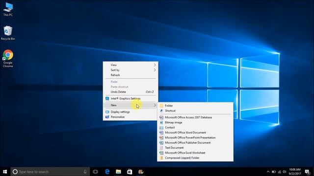 How to create shortcut in windows 10 desktop -website, desktop icon, apps shortcuts смотреть онлайн