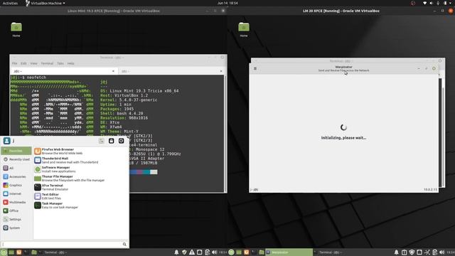 Linux Mint 19.3 XFCE vs Linux Mint 20 XFCE смотреть онлайн