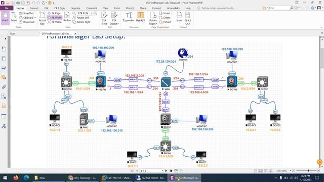 NSE5-05-FortiManager Lab Setup in EVE-NG смотреть онлайн