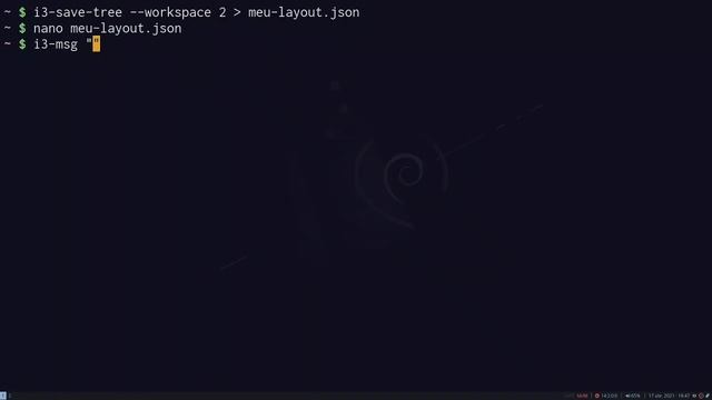 Salvando e restaurando layouts no i3wm смотреть онлайн