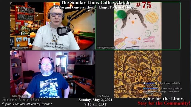 The Sunday Linux Coffee Klatch - Linux, Tech and More - 5/02/2021 смотреть онлайн