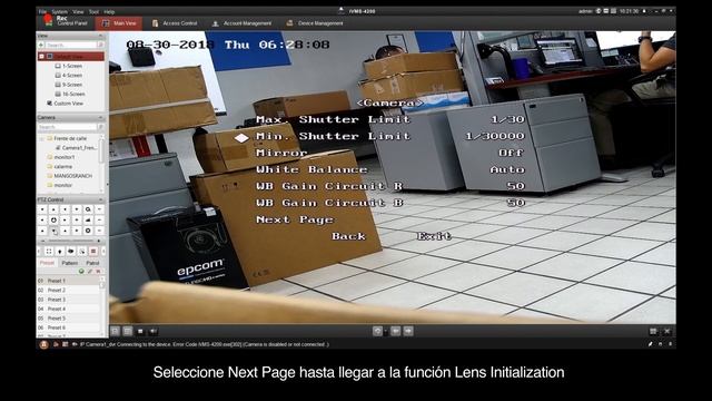 Calibración de Enfoque de PTZ por Medio de IVMS4200 смотреть онлайн