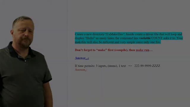 Exercise - Makefiles and Command Line Arguments смотреть онлайн