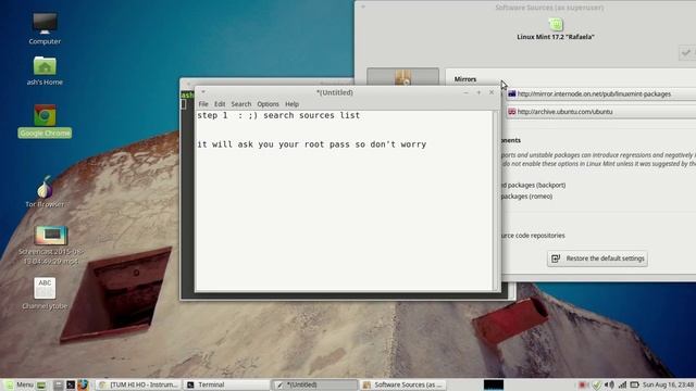 How to remove PPA Sources linux mint 17.2 смотреть онлайн