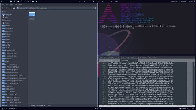 ArcoLinux : 2955 Ever wondered what is inside the archlinux-keyring package - 1MB in size - workflo смотреть онлайн