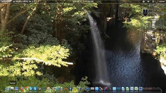Linux Regal Athena Animated Desktop with conky 2 смотреть онлайн