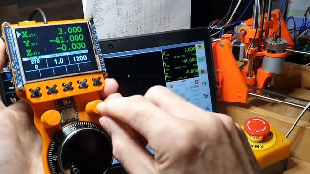 LinuxCNC Manualmatic Teensy MPG/pendant смотреть онлайн