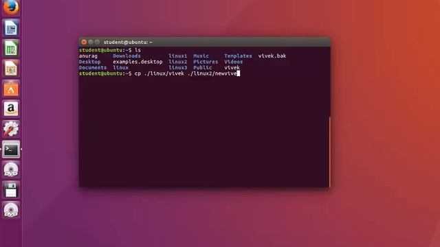 cp command to copy tutorial | Linux Tutorial #7 смотреть онлайн