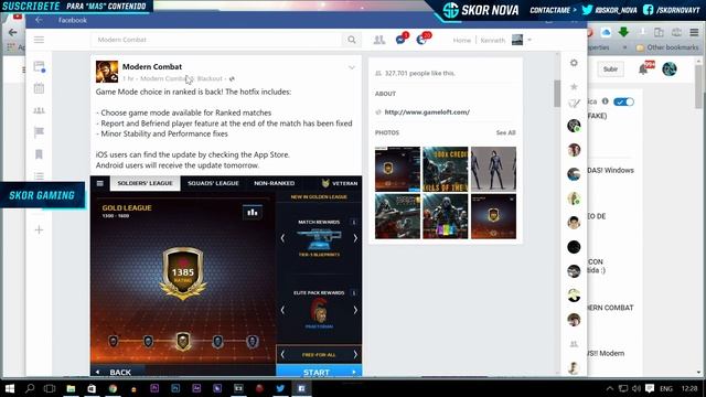Nueva MINI ACTUALIZACIÓN de Modern Combat 5 Android y IOS смотреть онлайн