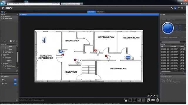 NUUO Titan NVR_I/O Devices Live view interface смотреть онлайн