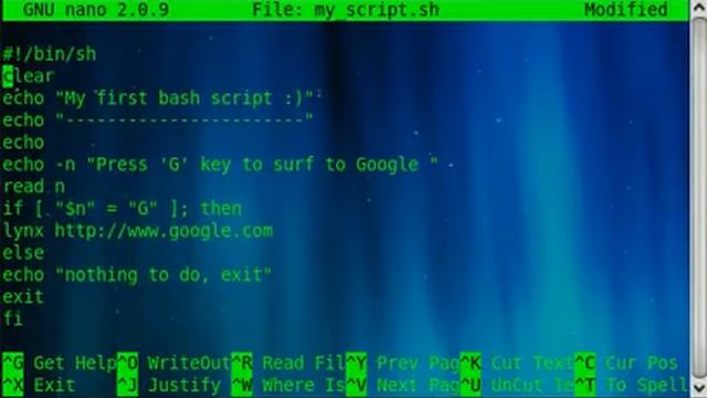simple bash script in Linux смотреть онлайн