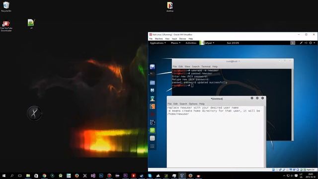 add non root user in Kali Linux 2 смотреть онлайн