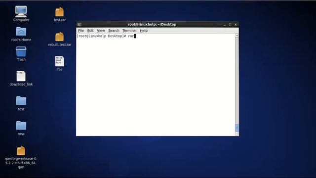 How to Create, Extract and Open RAR files in Linux смотреть онлайн
