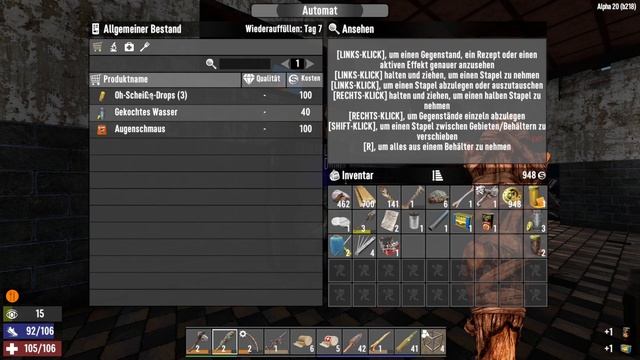 Alpha 20 #06: Ab in den Baumarkt - 7 Days to Die A20 experimental | Linux смотреть онлайн