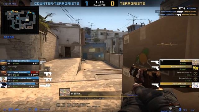CS:GO Eco Deagle Ace смотреть онлайн