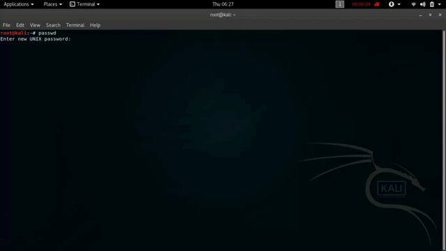 How to change password in kali linux смотреть онлайн