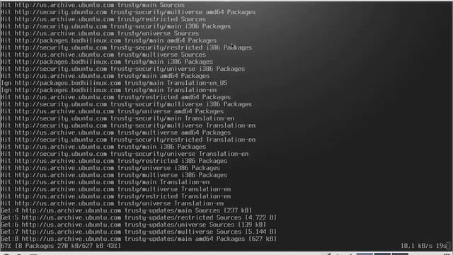 Bodhi Linux System Update via terminal смотреть онлайн
