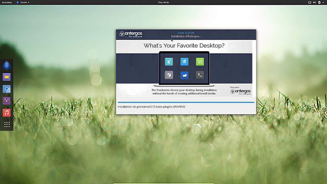 Antergos GNOME (ISO 2016 06 14) смотреть онлайн