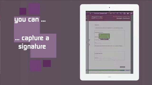 SIGNificant Signature Capture 4 iPad - Tutorial 1 смотреть онлайн