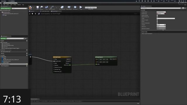 Unreal Engine 4 (UE4) - Automatic Door in 6 minutes using Blueprints tutorial! Easy! смотреть онлайн