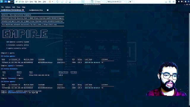 Escala de Privilégio de sistema com Powershell Empire - Privilege Escalation смотреть онлайн